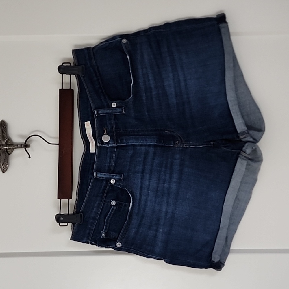 Levi's Red Tab Mid Length Women's Shorts in Indigo - Sz 30 - Picture 3 of 6